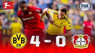 Borussia Dortmund - Bayer 04 Leverkusen [4-0] | GOLES | Jornada 4 | Bundesliga