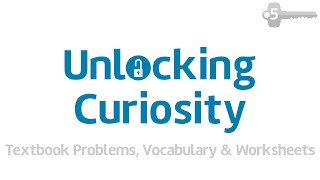 Part 5: Textbook Problems, Vocabulary \u0026 Worksheets (Unlocking Curiosity Workshop)