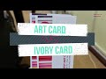 ART CARD VS IVORY CARD - PERBEZAAN ART CARD DAN IVORY CARD