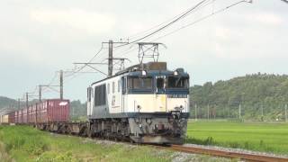 鹿島貨物70レ EF64 1038 佐原～大戸 [2012.07.19]