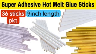 Rockseal Super Adhesive Hot Melt Glue Stick|9inch length 11mm stick| सिर्फ ₹7 में Stick| #gluestick