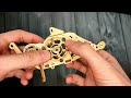 Конструктор cruiser motorcycle lk504 rokr robotime. 3d wooden puzzle. mechanical gears.