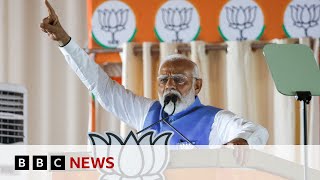India election: Modi's hopes of landslide election win fade, early trends suggest | BBC News