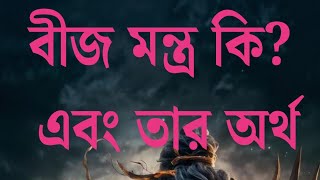 বীজ মন্ত্র কি এবং তার অর্থ🙏#spirituality #maakali #maadurga #maalaxmi #shiva #ganesh