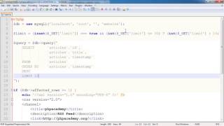 PHP Tutorials Dynamic RSS Feed For Your Website Content Part 3 3