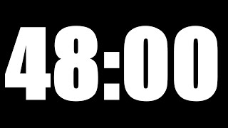 48 MINUTE TIMER | LOUD ALARM  ⏰