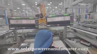 EL Test Of Solar Panels