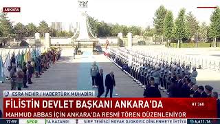 #CANLI - Filistin Devlet Başkanı Ankara'da