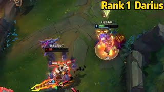 Rank 1 Darius: He is TOO AGGRESSIVE at Level 2!