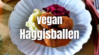 Vegan haggisballen | Met een romige whiskysaus | Peas Maker