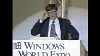 Bill Gates Windows World Expo Tokyo 1996