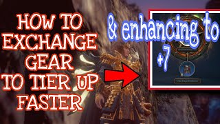 HOW TO EXCHANGE GEARS \u0026 ENHANCING TO +7 IN MIR4