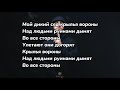 xcho Вороны текст Мой дикий сад крылья вороны Текст lyrics Текст песни 2021🖤