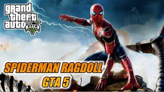 GTA 5 Spiderman Epic Ragdoll Euphoria Physics #short #shorts #spiderman #ragdoll #gta5 #gtav #marvel