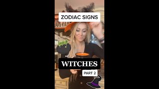 Zodiac Signs As Witches #shorts #short #astrology #witch #witches #halloween #practicalmagic #leo