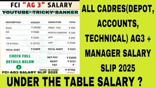 Fci Ag3 Salary Slip 2025 | fci ag3 recruitment 2025 | fci ag3 vacancy 2025 | FCI RECRUITMENT 2025