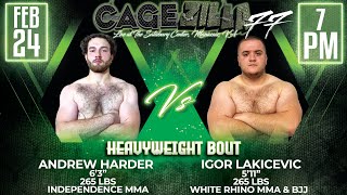 CageZilla 77 - Andrew Harder vs Igor Lakicevic