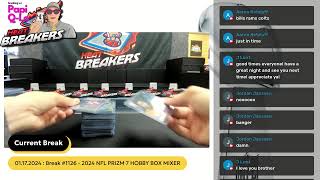 01.17.2024 : Break #1126 - 2024 NFL PRIZM 7 HOBBY BOX MIXER