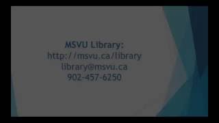Finding Articles using PsycInfo