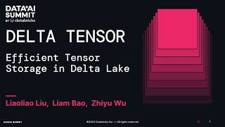 Delta Tensor: Efficient Vector and Tensor Storage in Delta Lake