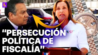 "El Congreso ha demostrado que juega en favor de la presidenta": Dina Boluarte declara en Fiscalía