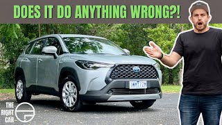 Fuel efficient and family friendly! 2023 Toyota Corolla Cross small SUV review (hybrid test)