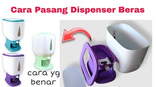 Cara Pasang Dispenser Beras yg Benar Merek Jeon Co