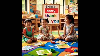 Please Sorry, Thank you song ll Golden Words ll Magic Words ll#trending#youtubeshorts #nurseryrhymes