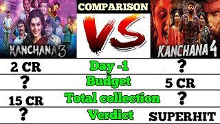 Kanchana 3 vs Kanchana 4 movie box office collection comparison।।
