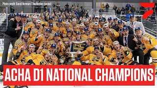 ACHA NATIONAL CHAMPIONS! Adrian Shuts Out UNLV To Win Murdoch Cup