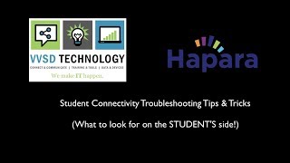 Student End Hapara Troubleshooting