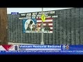 Vandalized Vietnam Memorial In Venice Restored