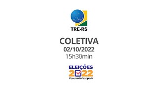 Coletiva - Dia da Eleição (02/10/2022) - 15h30min