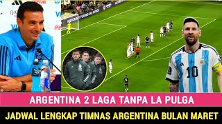 Lionel Messi Absen 2 Laga Timnas Argentina❗ Jadwal Lengkap Timnas Argentina Di Fifa Match Day 2024