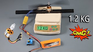 Drone Motor Thrust Test | 2212 1000kv bldc motor thrust testing |