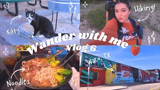 wander with me 🍓 hiking trails, dr. pepper museum in waco, tx, + little moments ￼✨