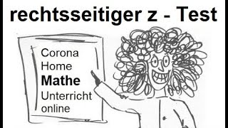 Der rechtsseitige z-Test; ein Beispiel (356/918) | Mathematik vom Mathe Schmid