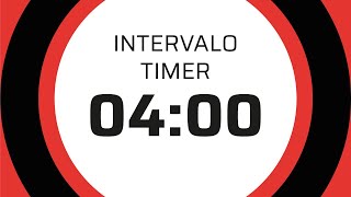 Interval Timer ⏳ | 4 minutes #intervals ⏰