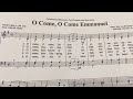 O Come O Come Emmanuel (rejoice!) Alto