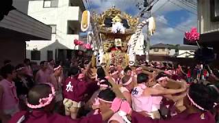 加茂屋台　2019　本宮　鳥居前・御旅所へ　津田天満神社