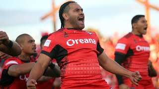 Sipi Tau v Siva Tau | Iconic Rugby League World Cup Moments | Tonga v Samoa, 2017