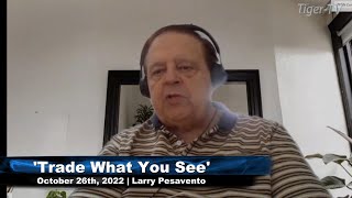 October 26th, Trade What You See with Larry Pesavento  on TFNN - 2022