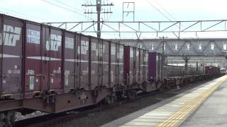 【HD】EF210-109+EF66-115 貨物列車(1250レ EF210+EF66重連)清洲駅貨物線