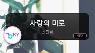 [멜로디제거] 사랑의 미로 - 최진희 (KY.456) / KY Karaoke