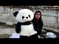 4 feet panda soft toy unboxing giant panda soft toy unboxing best valentine gift for girlfriend