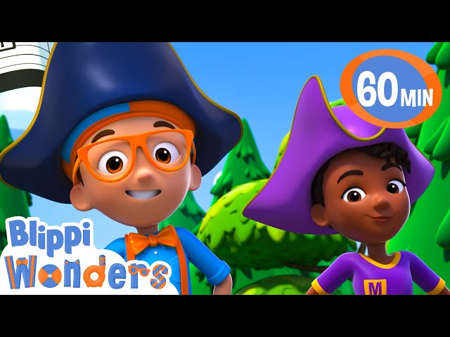 Blippi And Meekah Go On A Treasure Hunt Blippi Wonders Educational