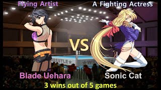 Request ブレード上原 vs ミシェール滝 三先勝 Blade Uehara vs Michelle Taki 3 wins out of 5 games