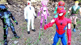 SPIDER-MAN & Fortnite Action Figures - Superhero Marvel Comics & Tomato Head, Cuddle Team Leader +