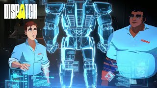Dispatch – Royd Helps Robert Fix His Father’s Mecha Suit Scene (Episodes 3 & 4)