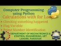 [Python Programming Basics to Advanced]: Calculations with for loop | Lab 10P-3